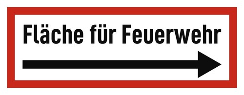 Fläche für feuerwehr - für,