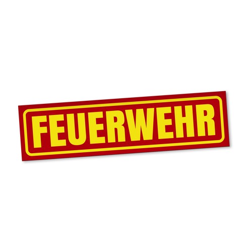 Feuerwehr magnetschild auto - magnetschild,