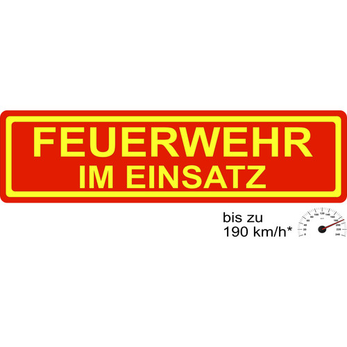 Magnetschild feuerwehr - magnetschild,