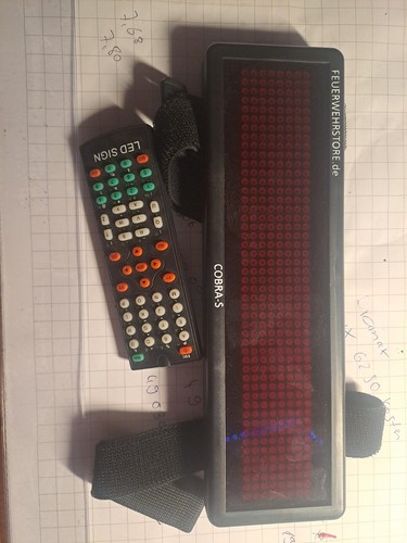 Cobra led akku einsatzschild - led,
