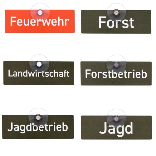 Jagd schild auto - mit, saugnapf