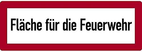 Schild fläche für die - ®,