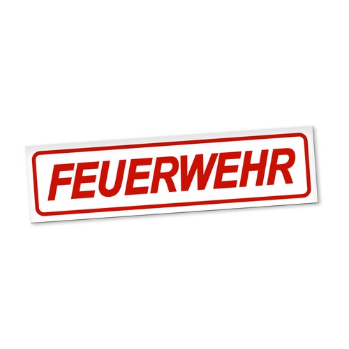 Feuerwehr magnetschild auto - magnetschild,