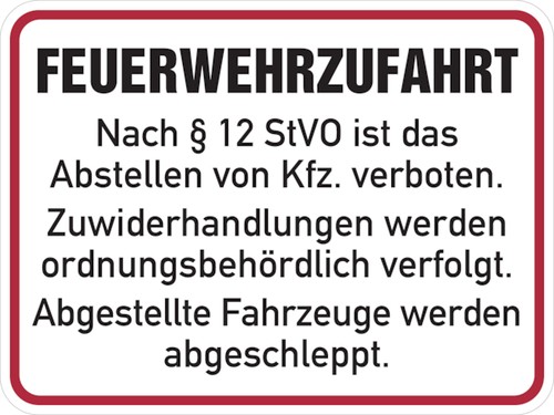 Hinweisschild