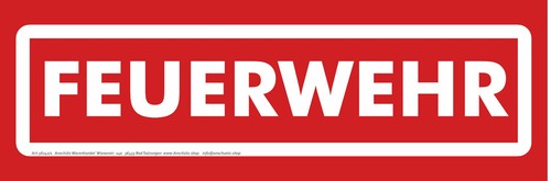 Feuerwehr magnetschild für - feuerwehr,