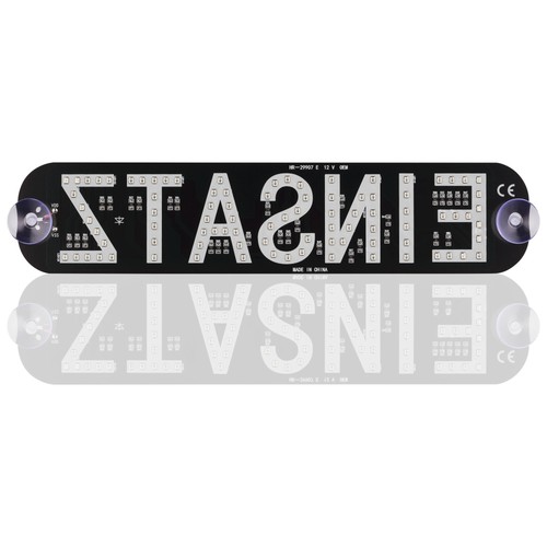 Led schild slim einsatz - schild,