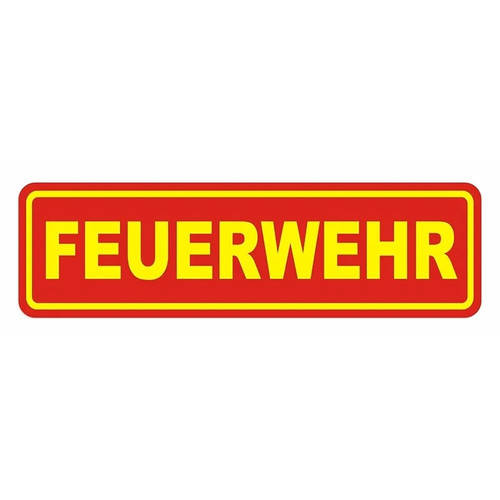 Magnetschild feuerwehr - magnetschild, –