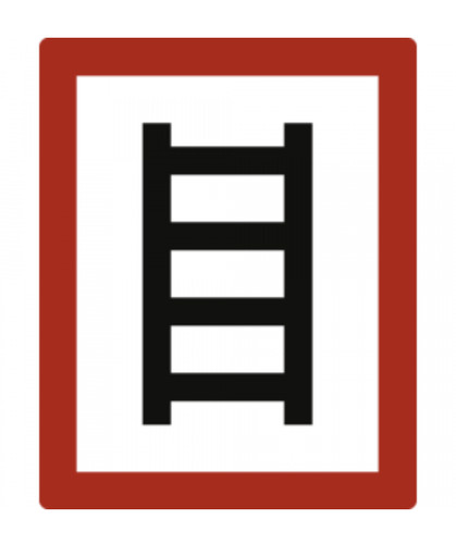 Anleiterstelle schild - anleiterstelle,