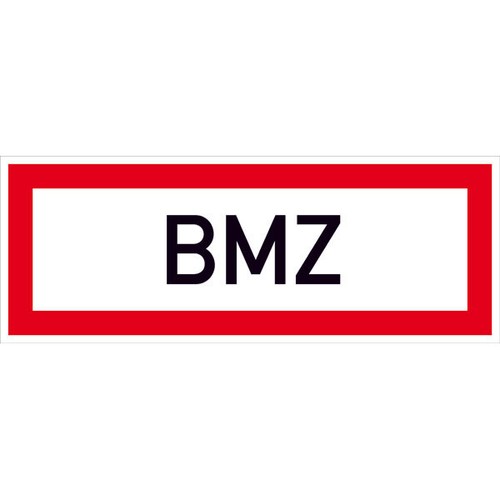 Feuerwehrschild bmz nach din - bmz,