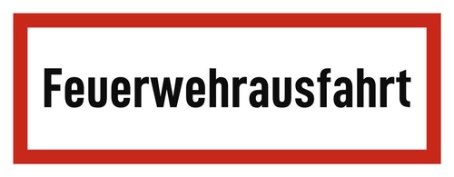 Feuerwehrausfahrt - ,