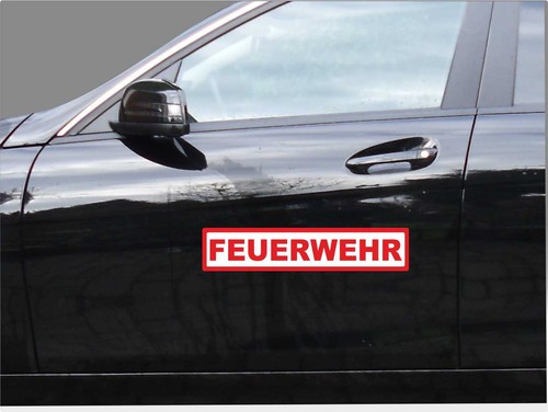 Magnetschild feuerwehr 50cm - magnetschild,