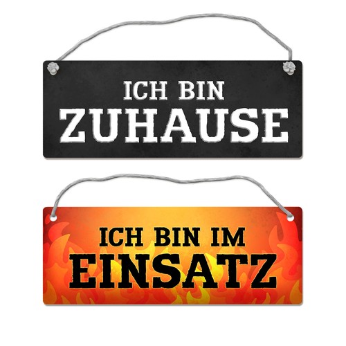 Feuerwehrmann ist einsatz - ist, im