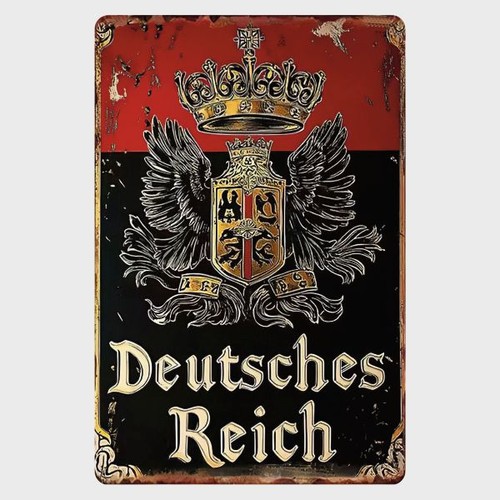Blechschild deutsches reich - blechschild,