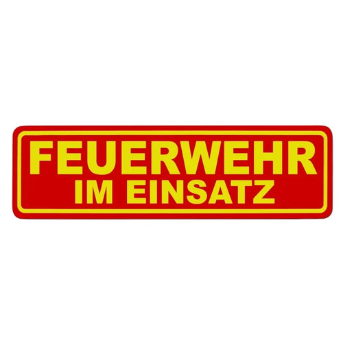 Magnetschild feuerwehr - magnetschild,