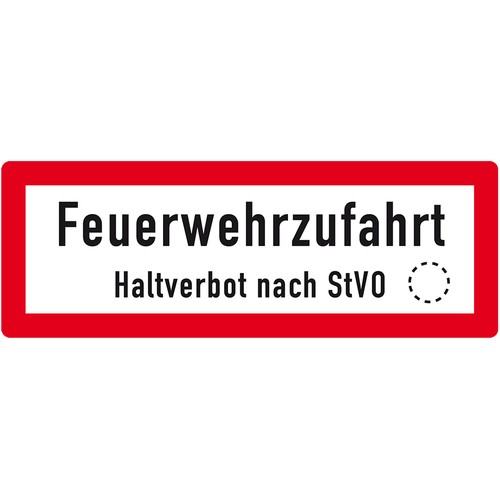 Schild feuerwehrzufahrt - schild,